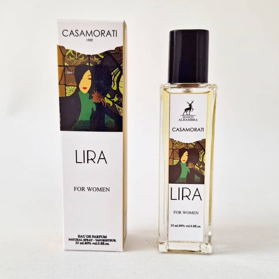 عطر ادکلن کازاموراتی لیرا الحمبرا حجم 35 میل